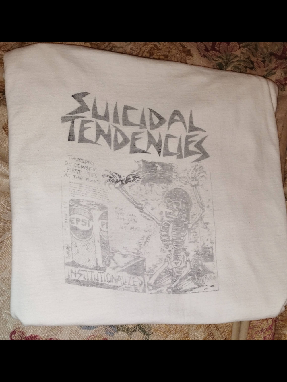Suicidal Tendencies White Graphic Tee